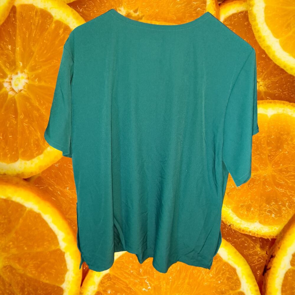 Skechers Marywood Nursing Green Scrub Top Size 3XL - Picture 3 of 6